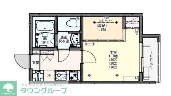 KEIAI RESIDENCE北越谷の物件間取画像